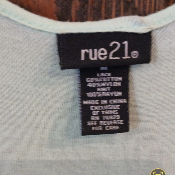 Rue21 Light Green Lace Sequin Tank Top - Picture 2 of 2